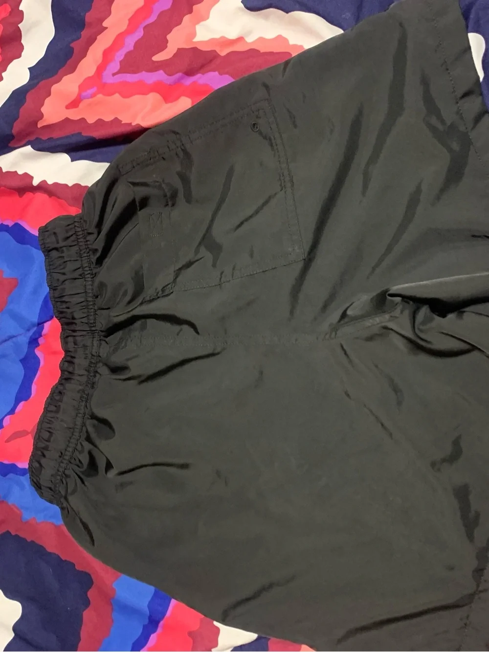 Nike Black Athletic Shorts with Drawstring